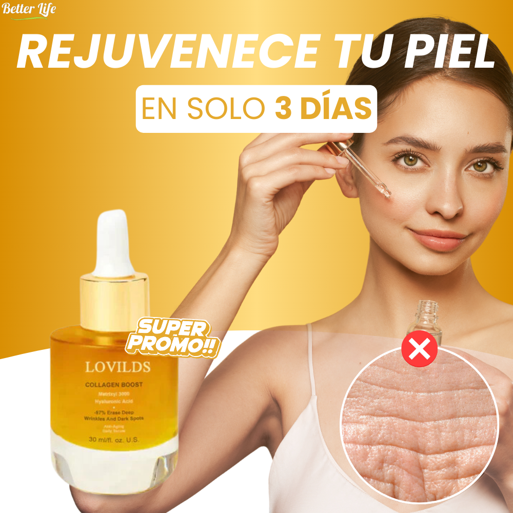 LOVILDS™ - SERUM ANTIENVEJECIMIENTO CON COLAGENO ACTIVO