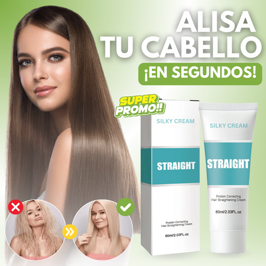 1 + 1 GRATIS | SILKY CREAM® ALISADO JAPONÉS A BASE DE KERATINA QUE NO ENCRESPA Y NUTRE TU CABELLO SIN SALIR DE CASA