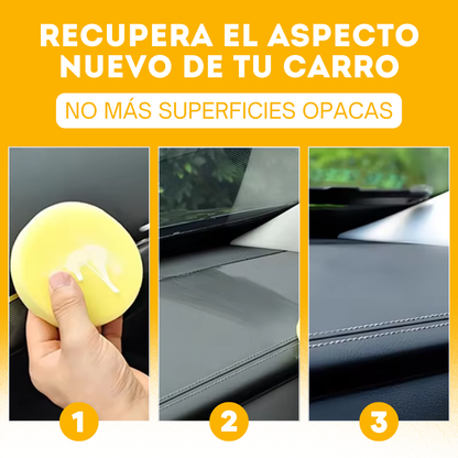 BLACK SHINE™ RENUEVA LAS PARTES DE PLÁSTICO Y CUERO DE TU AUTO EN UNA SOLA PASADA